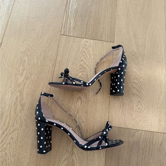 Kate Spade Black Polka Dot Women's Heels - Picture 7 of 9